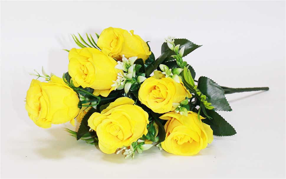 Роза 10 гол h=45 см 1/1 желтый