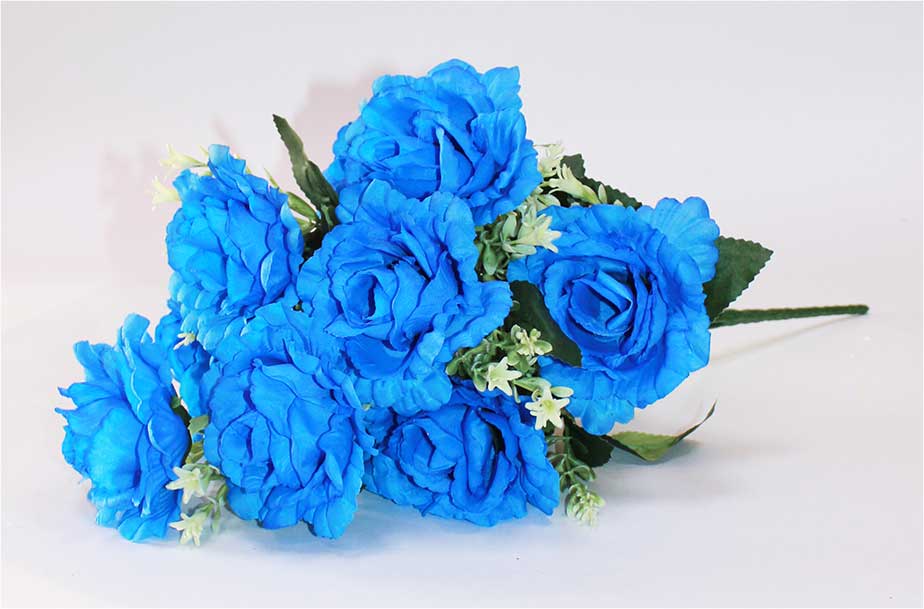 Роза 11 гол h=52 см 1/1 синий