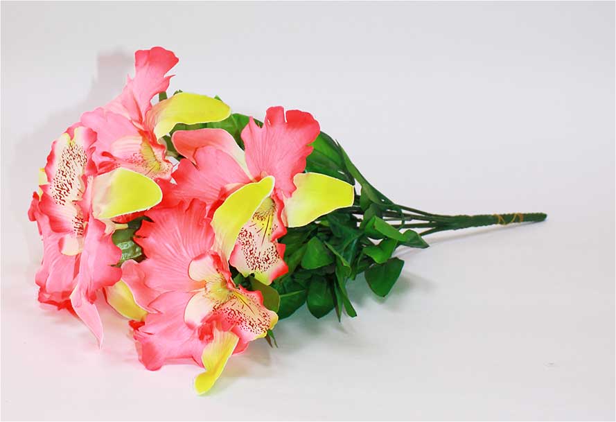 Орхидея 7 гол h=50 см 1/2 розовый