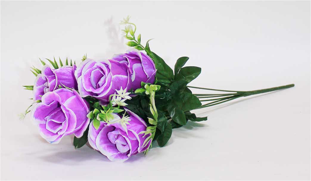 Роза 7 гол h=57 см 1/20 МИКС фиолетовый