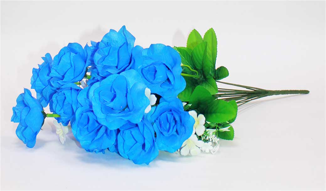 Роза 18 гол h=60 см 1/10 МИКС синий