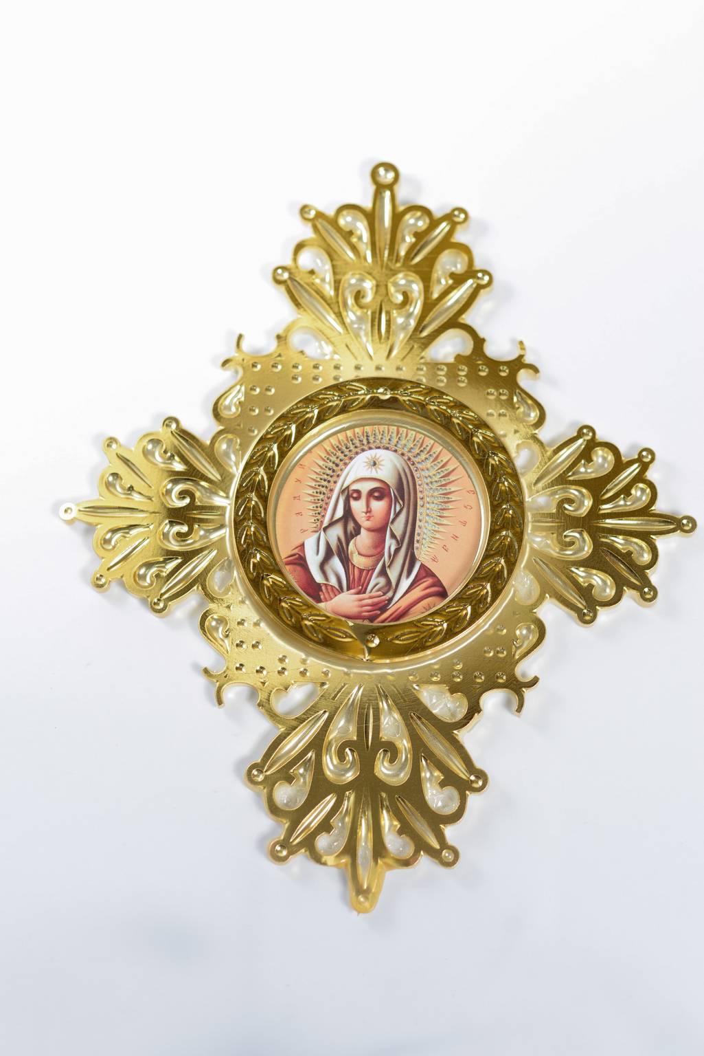 Крест ажурный с иконой 250х200 см 1/10 женский
