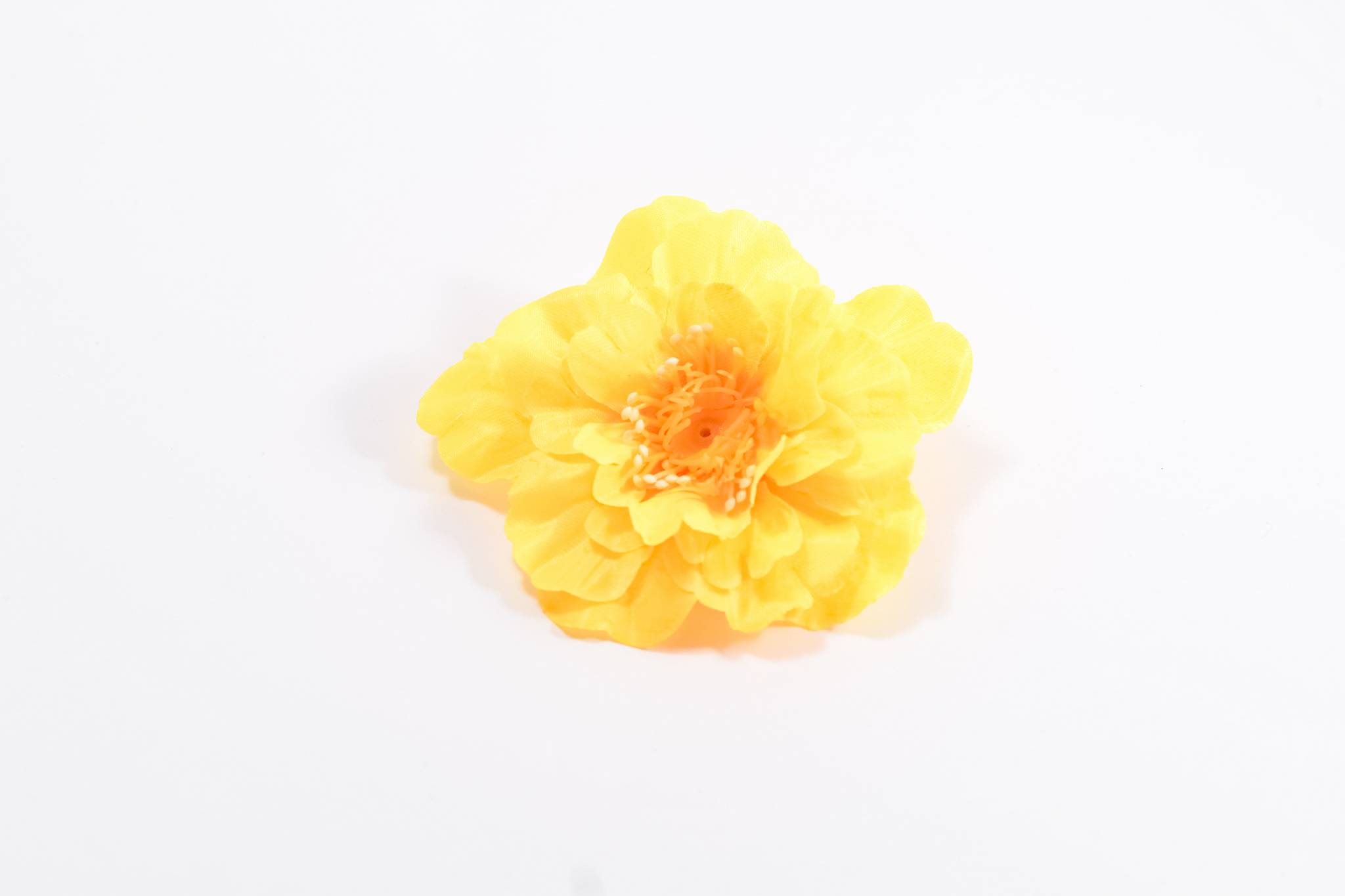 Роза "Шиповник" атлас 4 сл d=10см 1/50 желтый