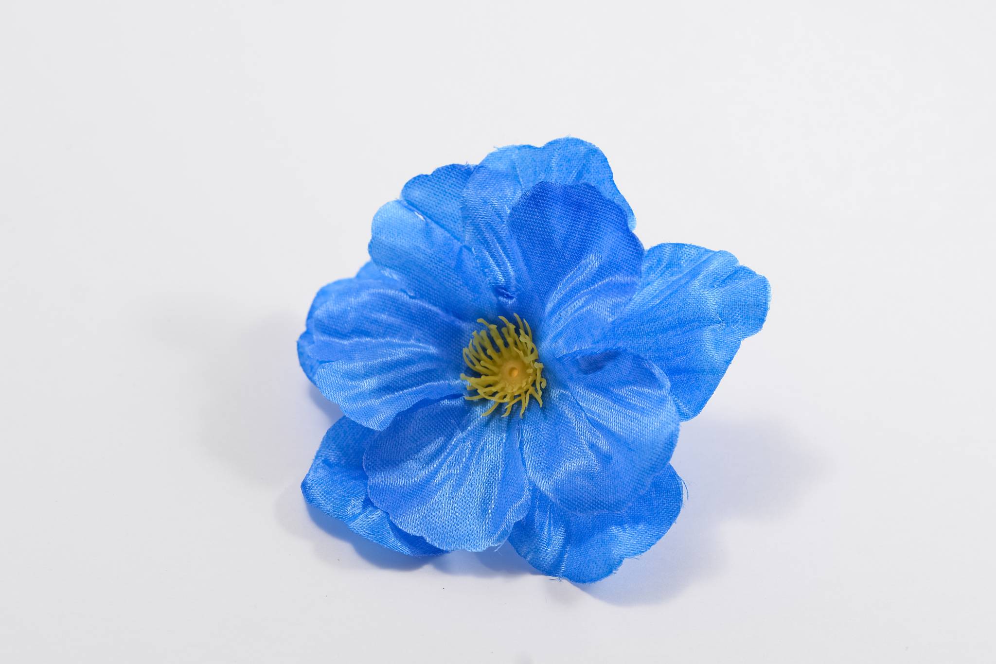 Роза "Шиповник" атлас 2 сл d=10 см 1/50 синий
