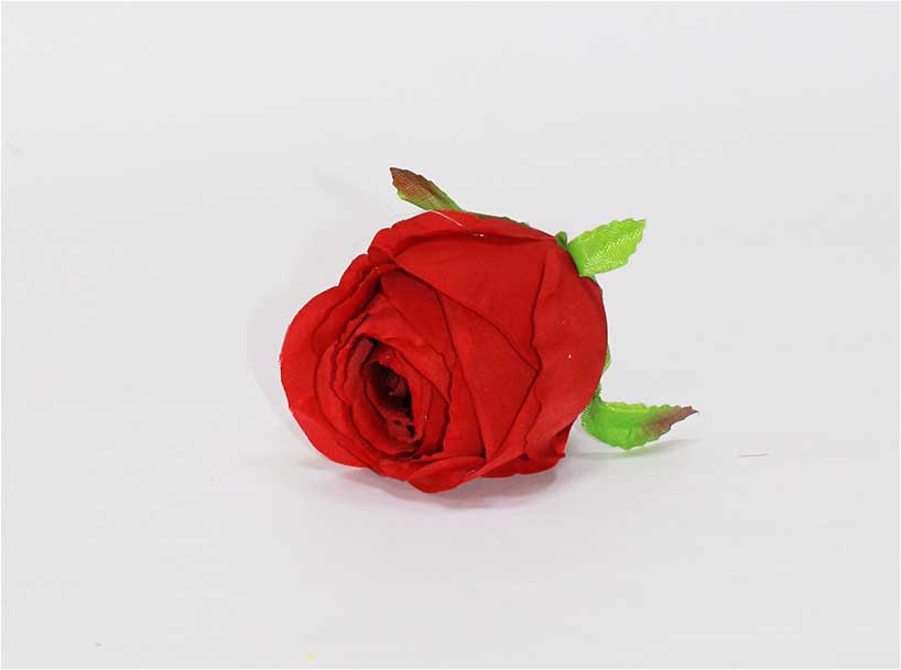 Роза бутон хлопок d=7 см 1/20 красный