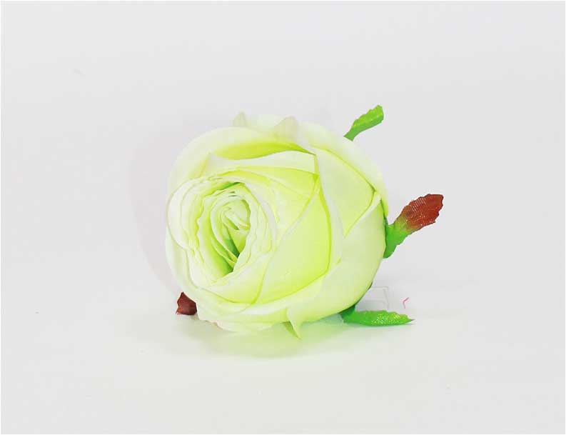 Роза бутон хлопок d=7 см 1/20 белый
