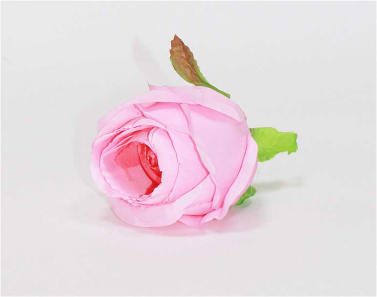 Роза бутон хлопок d=7 см 1/20 розовый