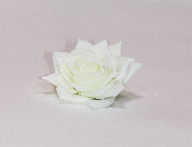 Роза d=9 см 1/20 белый