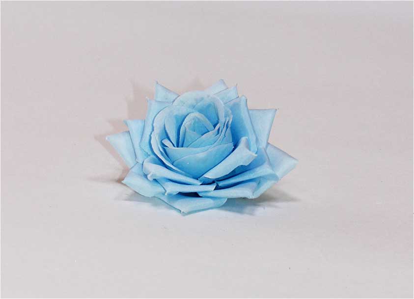 Роза d=9 см 1/20 голубой