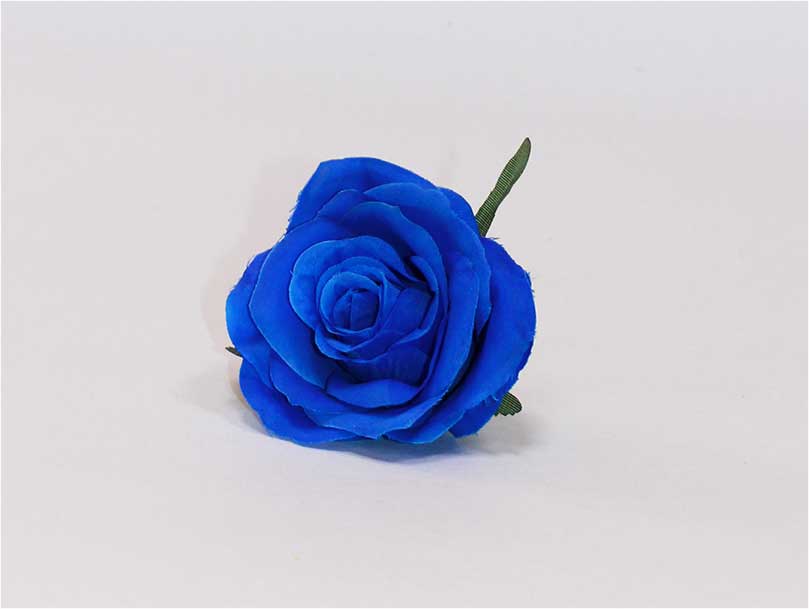 Роза d=7 см 1/20 синий