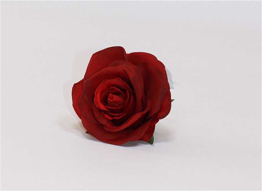 Роза d=7 см 1/20 бордовый