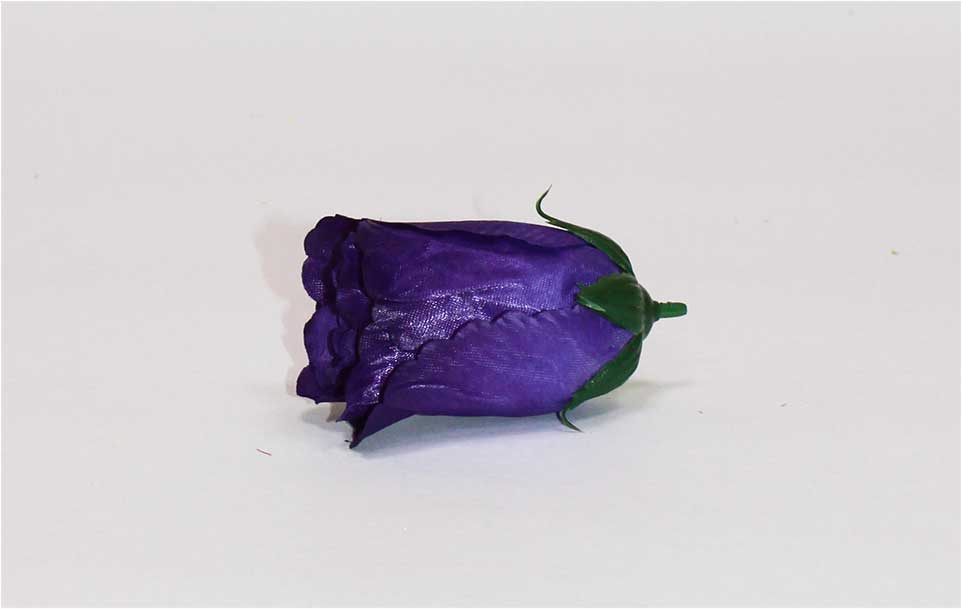 Роза бутон d=5 см h=8 см 1/50 фиолетовый