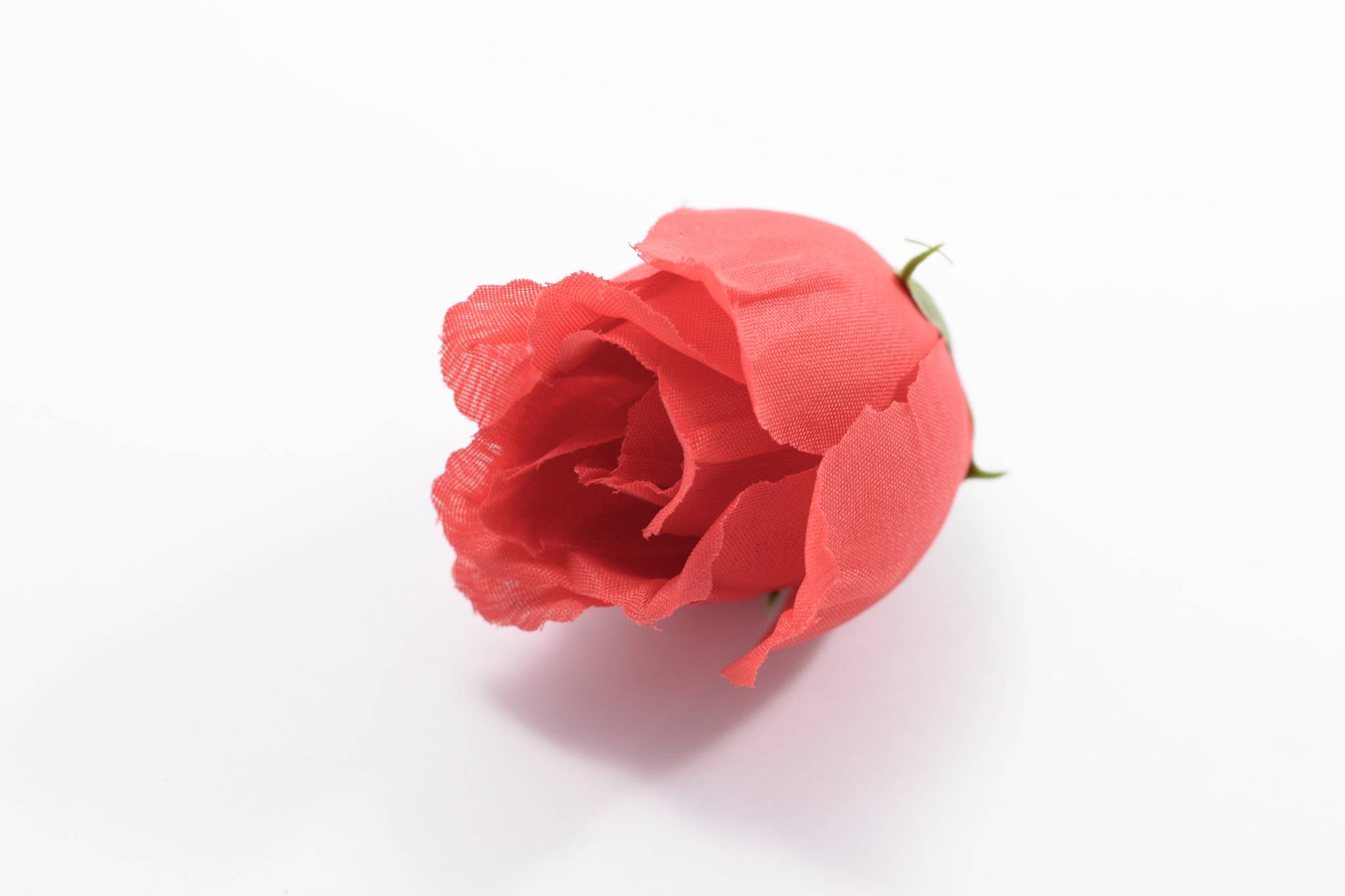Роза бутон хлопок d=7 см 1/100 красный
