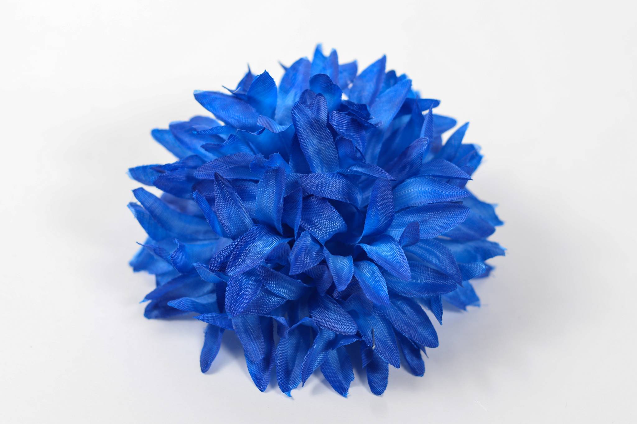 Хризантема кудрявая шелк 6 сл d=14 см 1/60 синий