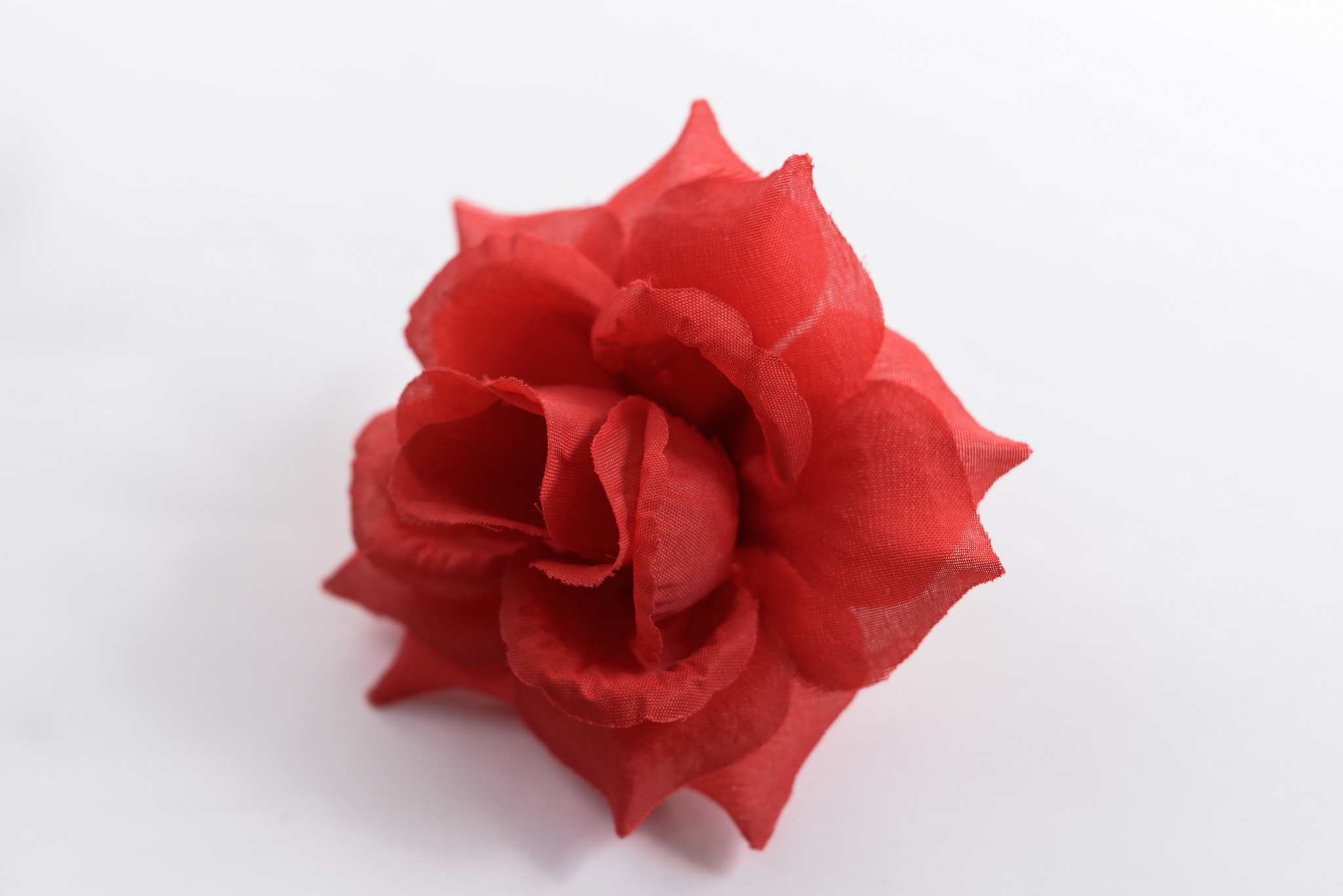 Роза хлопок 4 сл d=13 см 1/80 красный