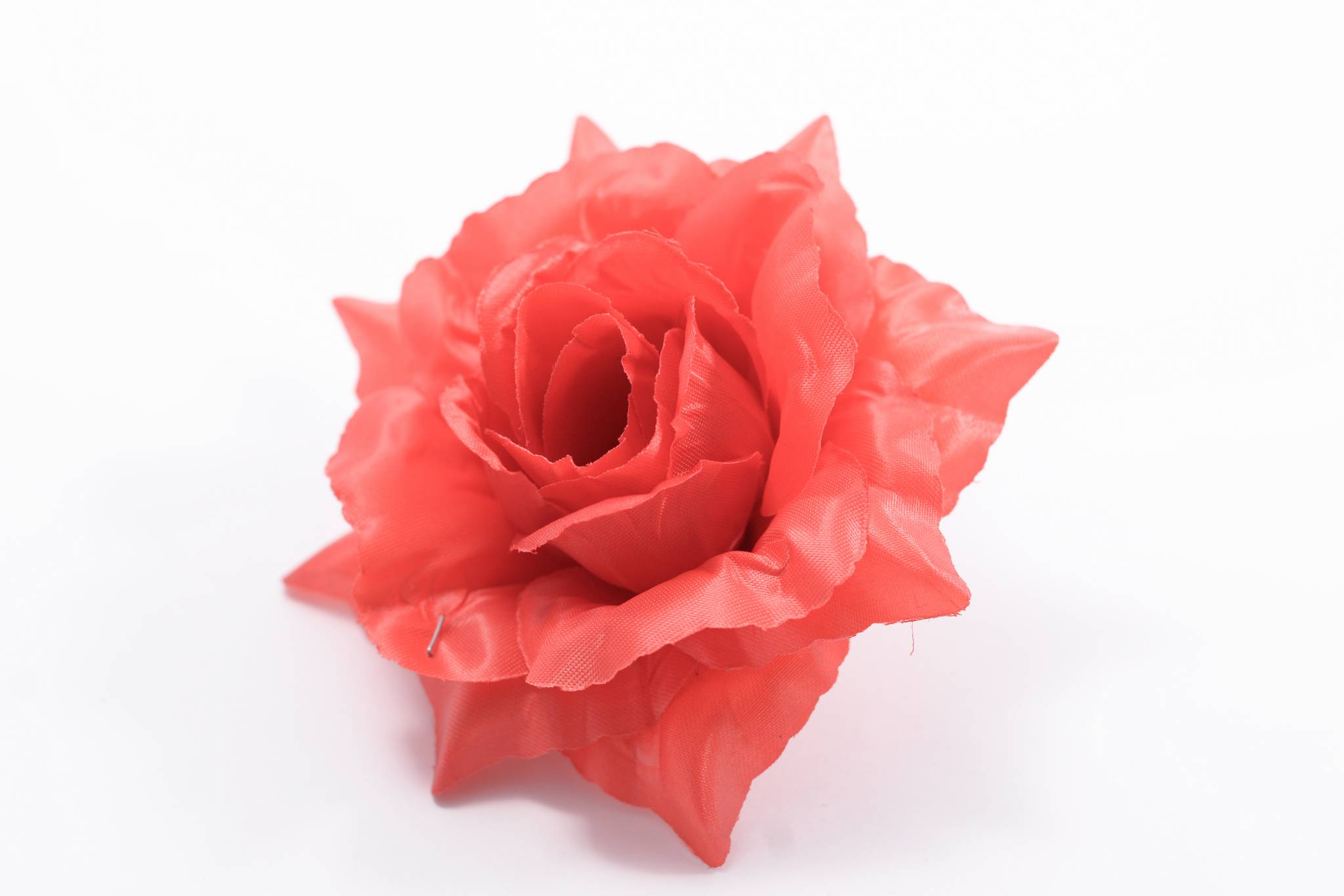 Роза атлас 5 сл d=15 см 1/30 красный