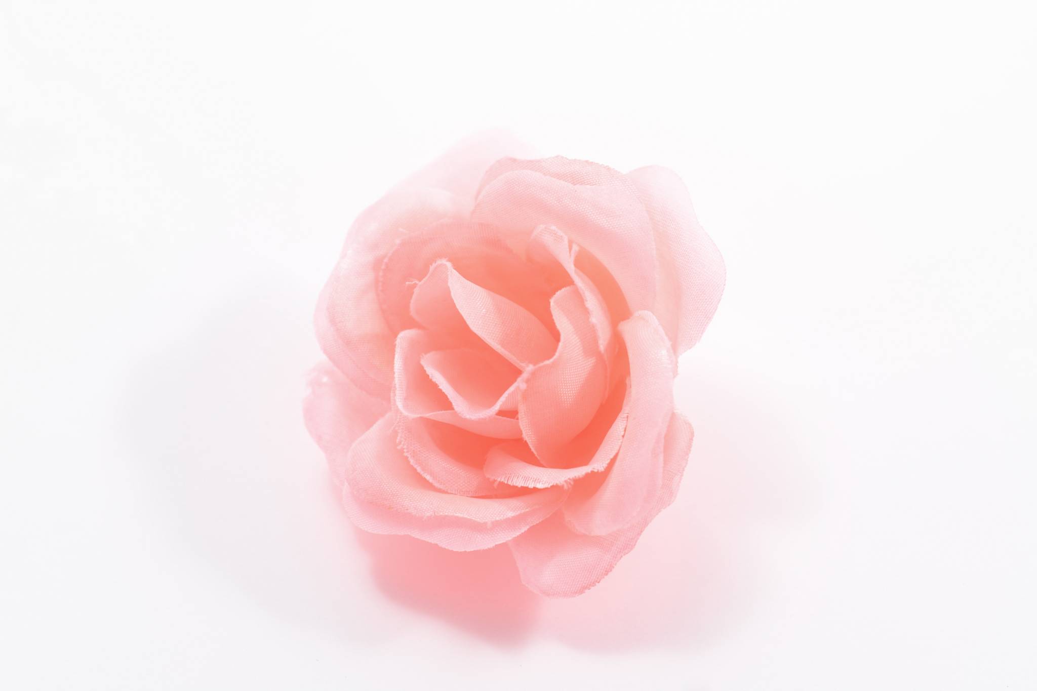 Роза шелк 5 сл d=11 см 1/100 персиковый