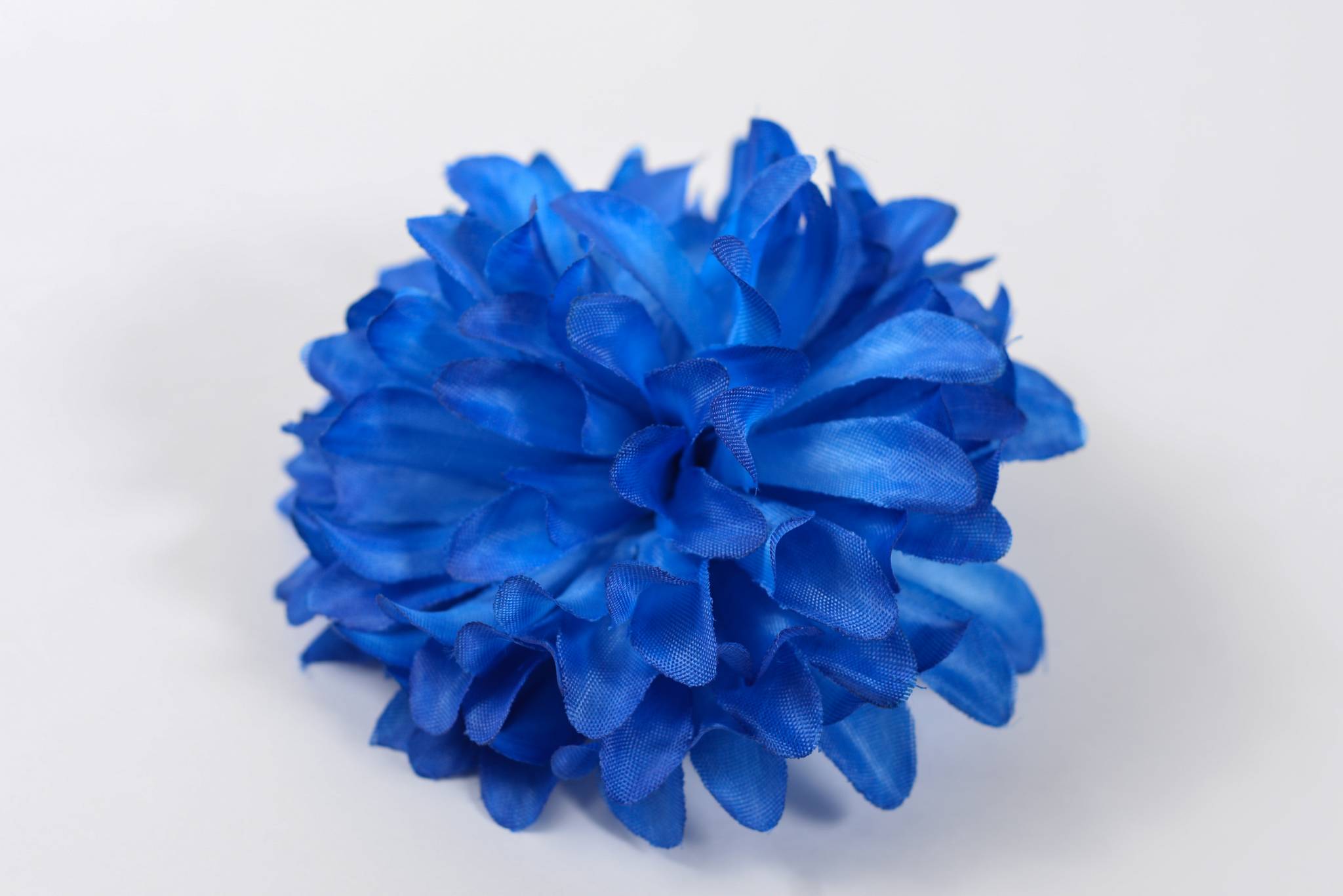 Хризантема кудрявая шелк 6 сл d=12 см 1/80 синий
