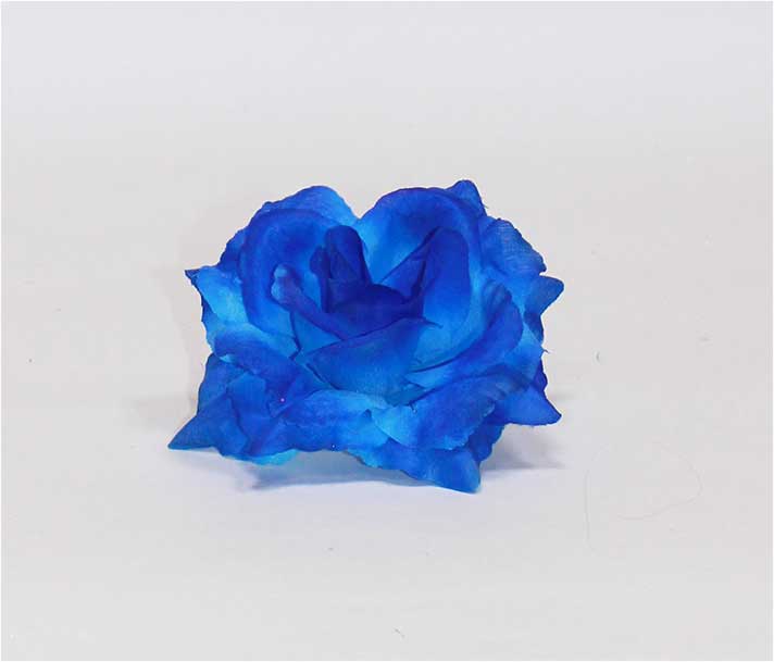 Роза хлопок 5 сл d=15 см 1/50 синий