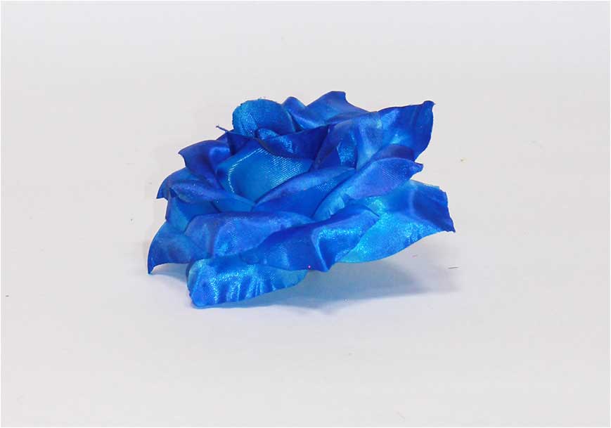 Роза атлас 6 сл d=15 см 1/30 синий