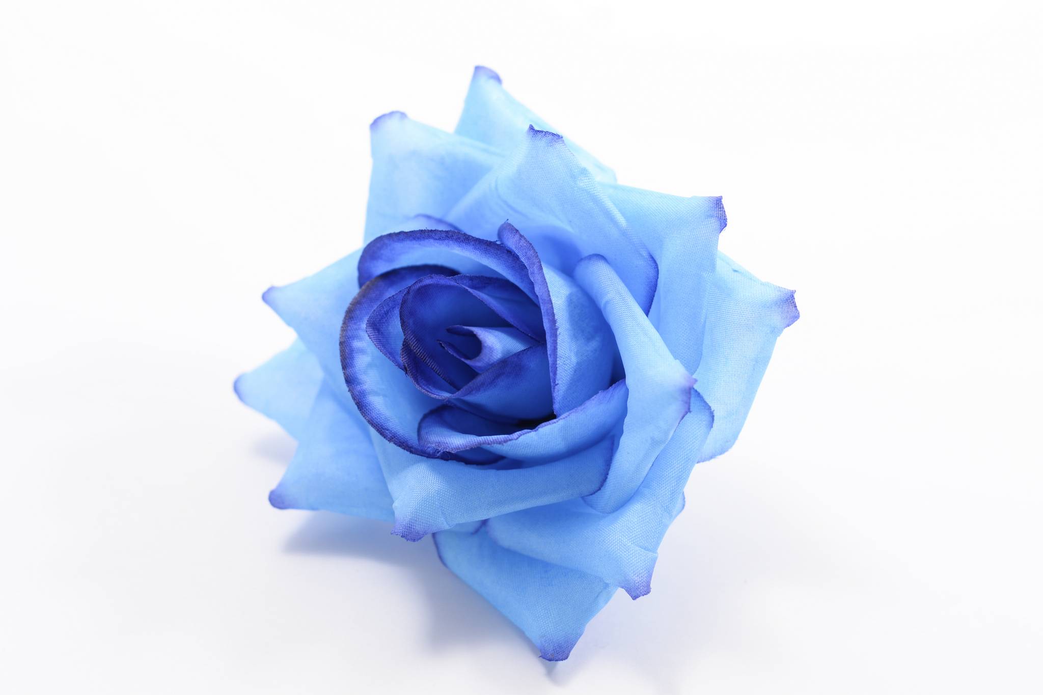Роза шелк 5 сл d=12 см 1/100 синий
