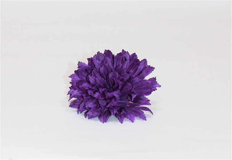 Хризантема кудрявая шелк 6 сл d=13 см 1/50 фиолетовый