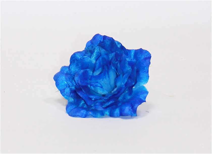 Роза атлас 6 сл d=12 см 1/50 синий