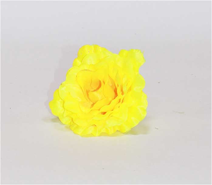 Роза атлас 6 сл d=12 см 1/50 желтый