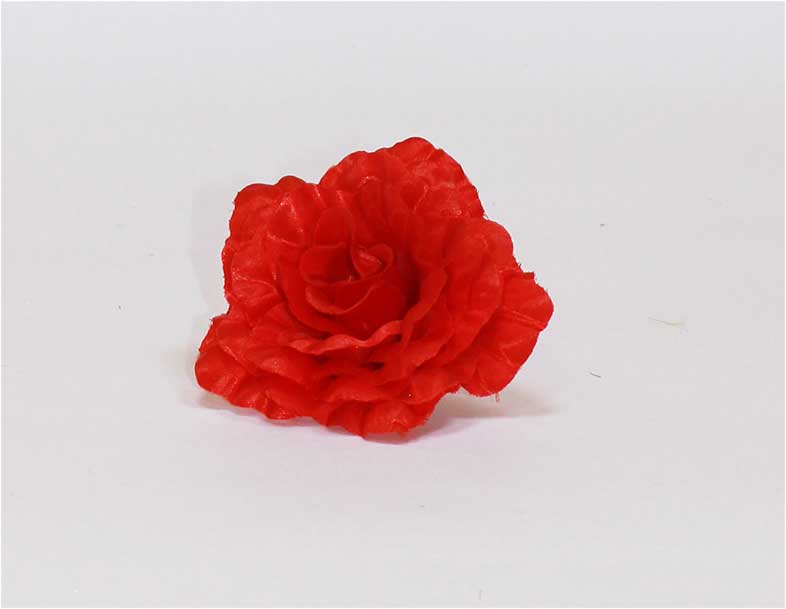 Роза атлас 6 сл d=12 см 1/50 красный