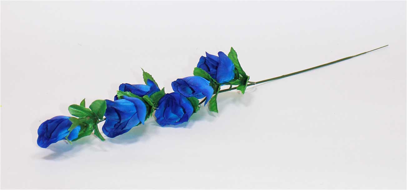 Роза бутон h=58 см 1/100 МИКС синий