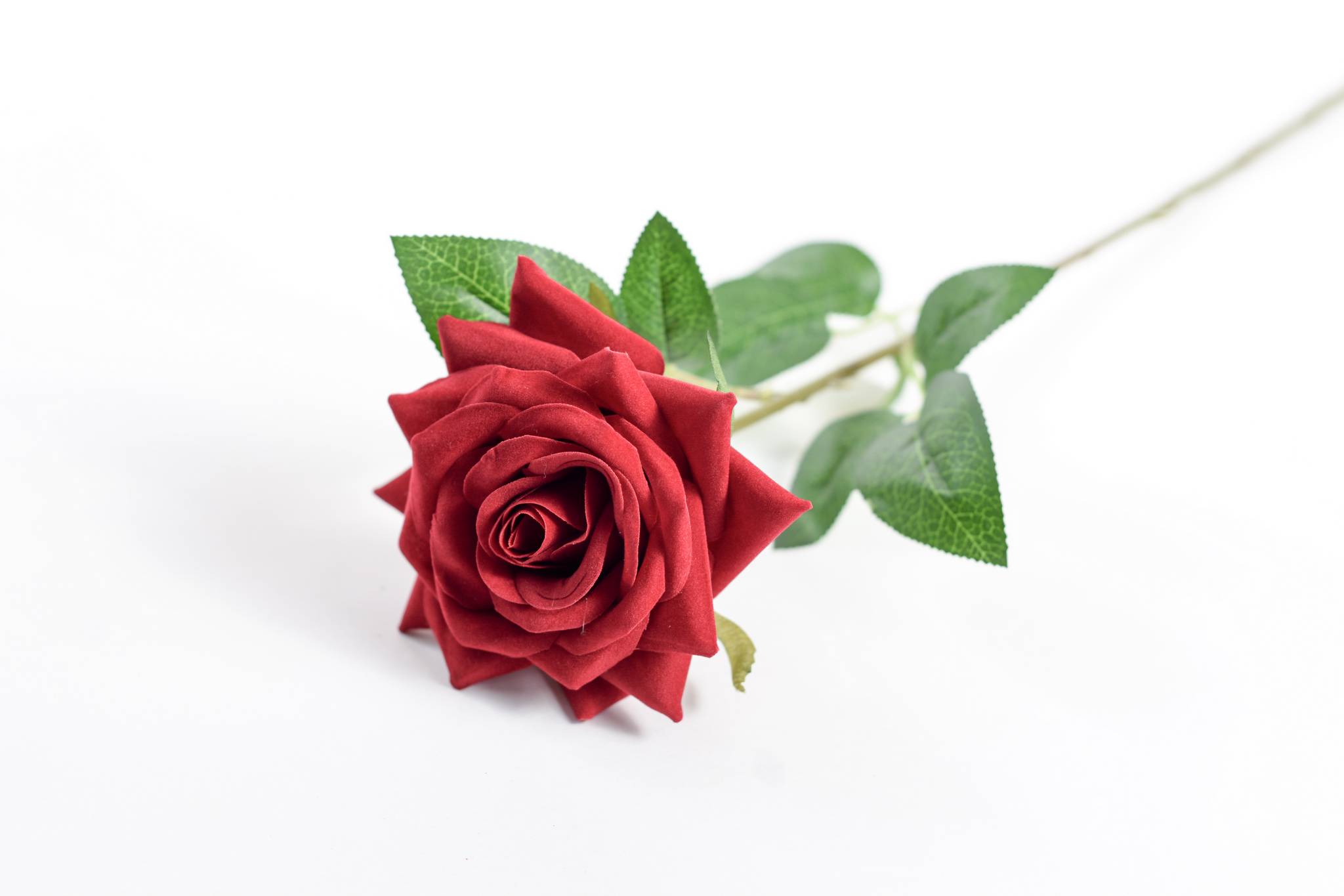 Роза бархат h=61 см 1/1 красный