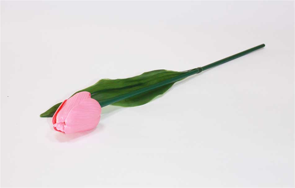 Тюльпан пластм. h=42 см 1/1 розовый