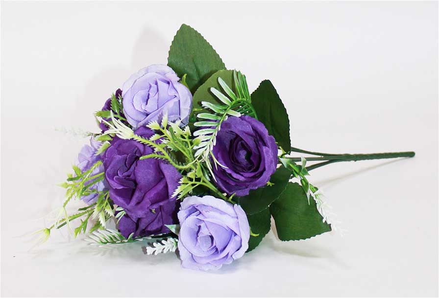 Роза 7 гол h=33 см 1/1 фиолетовый