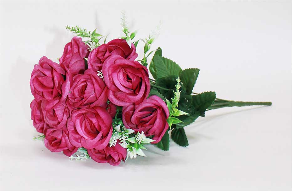 Роза 13 гол h=45 см 1/2 фиолетовый