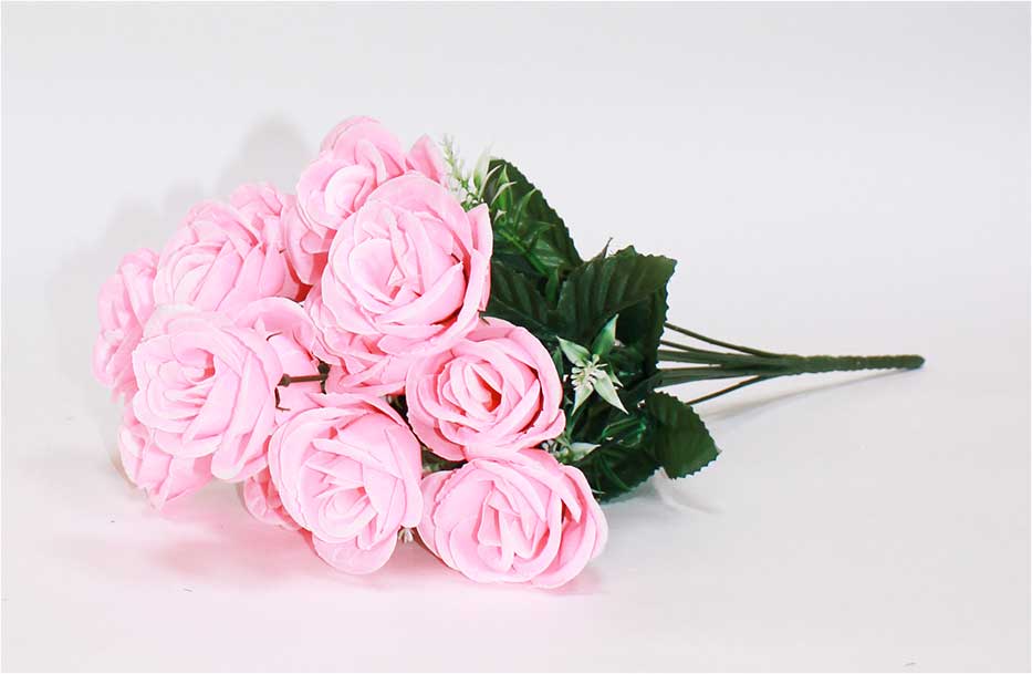 Роза 13 гол h=45 см 1/2 розовый